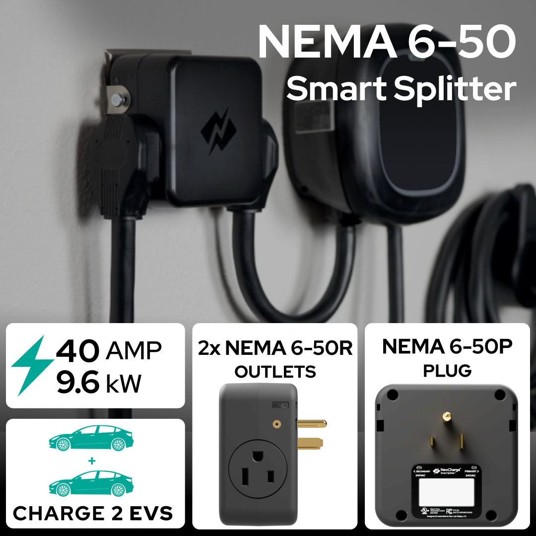 NEMA 6-50 Smart Splitter - Dual EV