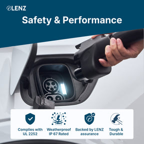 LENZ NACS Supercharger to CCS1 Adapter, Charge non-Tesla EV at Supercharger stations