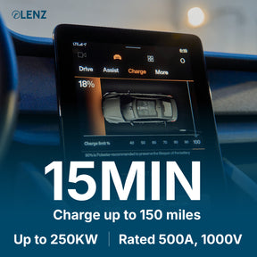 LENZ NACS Supercharger to CCS1 Adapter, Charge non-Tesla EV at Supercharger stations