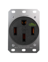 LENZ Heavy Duty NEMA 50 Amp 14-50R UL-Compliant Receptacle Outlet, Industrial Grade 250V, EV Charger Ready Heat Resistant Design for Electric Vehicles & RV Charging